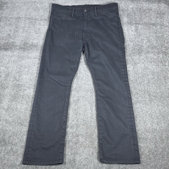 Levi's 513 Jeans Men's 36x30 Gray Slim Straight Fit Denim - Picture 1 of 9